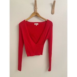 About Us Gia Wrap Top